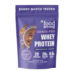 Foodstrong Whey Protein Powder | Chocolate Almond | Unbox Health Lab Ratings, Reviews