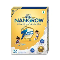 Nestlé Nangrow Milk Drink Powder | 2-6 Years | Creamy Vanilla | Unbox Health Lab Ratings, Reviews
