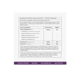 Origins Nutra Magnesium + D3 + K2 for Men | Unbox Health Lab Ratings, Reviews - 1