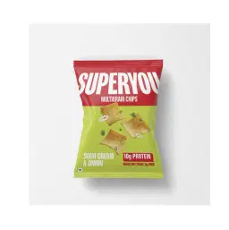 Superyou Multigrain Protein Chips | Sour Cream & Onion | Unbox Health Lab Ratings, Reviews