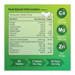 Tata 1mg Calcium + Vitamin D3 Advanced Tablets | Unbox Health Lab Ratings, Reviews - 1