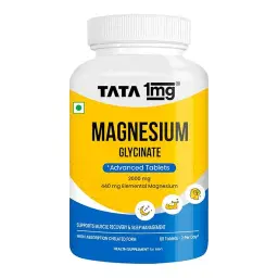Tata 1mg Magnesium Glycinate Tablets | Unbox Health Lab Ratings, Reviews