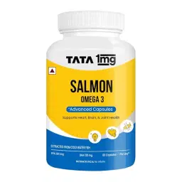 Tata 1mg Salmon Omega 3 Fish Oil Supplements | Unbox Health Lab Ratings, Reviews