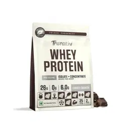Trunativ Pro Blend Whey Protein Isolate & Concentrate | Choco Crunch | Unbox Health Lab Ratings, Reviews